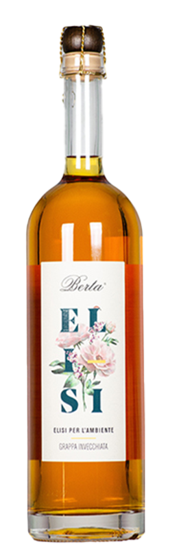 Grappa ELISI, 10 anni (Barbera, Nebbiolo, Cabernet), Distilleria Berta, Mombaruzzo, Piemont