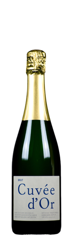Cuvée d'or Vin Mousseux Brut 37.5 cl, Vin de Pays Suisse, Siebe Dupf Kellerei