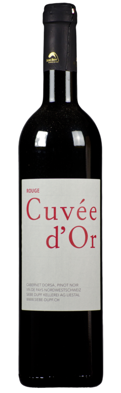 Cuvée d'or rouge DOPPEL-MAGNUM, VdP Nordwestschweiz, Siebe Dupf Kellerei Liestal